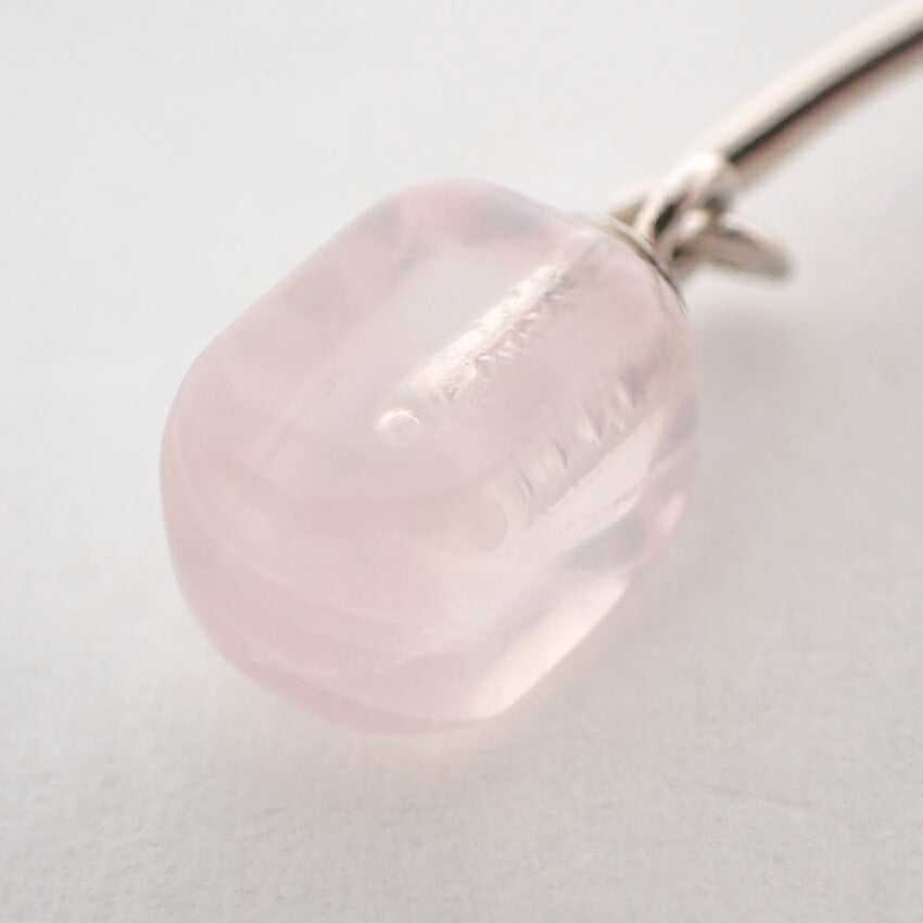 【中古】TIFFANY/ティファニー SV925 ローズクォーツ ピアス/g503-49