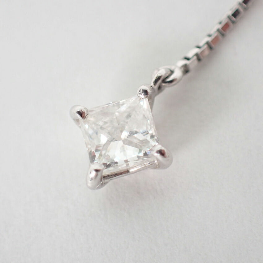 【中古】Pt900 ダイヤモンド アメリカンタイプ ピアス/g506-46