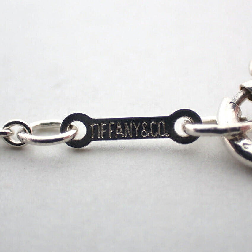 【中古】TIFFANY/ティファニー 925 オープンハート ペンダント/ネックレス/g507-47