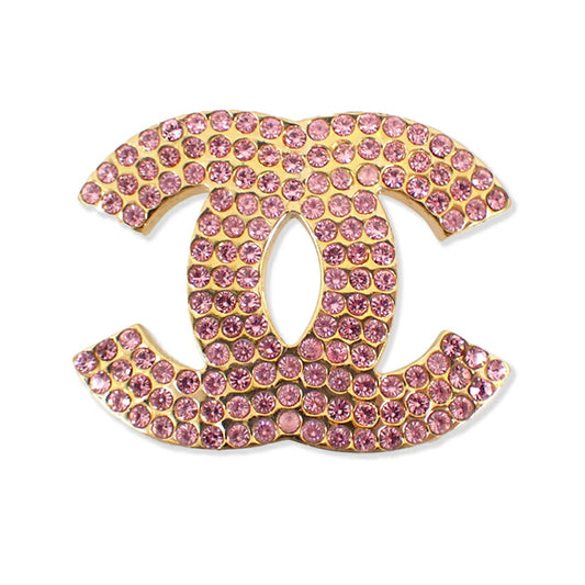 【中古】CHANEL/シャネル/ココマーク/ピンクラインストーン/ブローチ/g512-32/g512-32