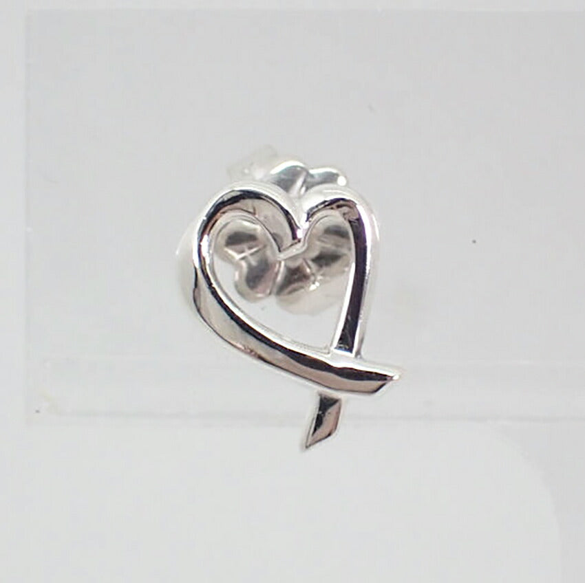 【中古】TIFFANY/ティファニー 925 ラビングハート ピアス/g517-38