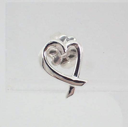 【中古】TIFFANY/ティファニー 925 ラビングハート ピアス/g517-38
