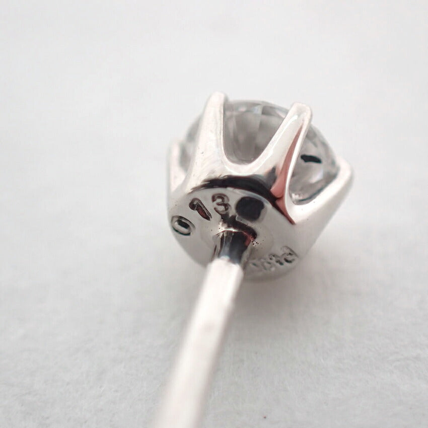 【新品】Pt900 ダイヤモンド スタッド 0.13ct、0.13ct ピアス/g518-92