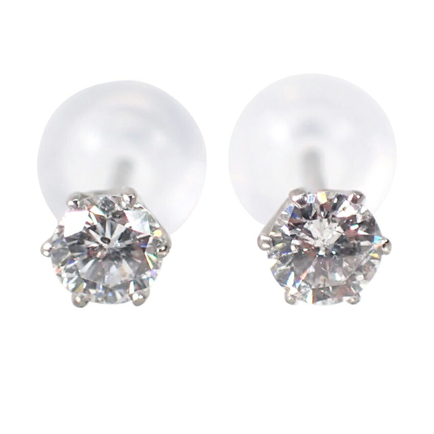【新品】Pt900 ダイヤモンド スタッド 0.15ct、0.15ct ピアス/g518-93