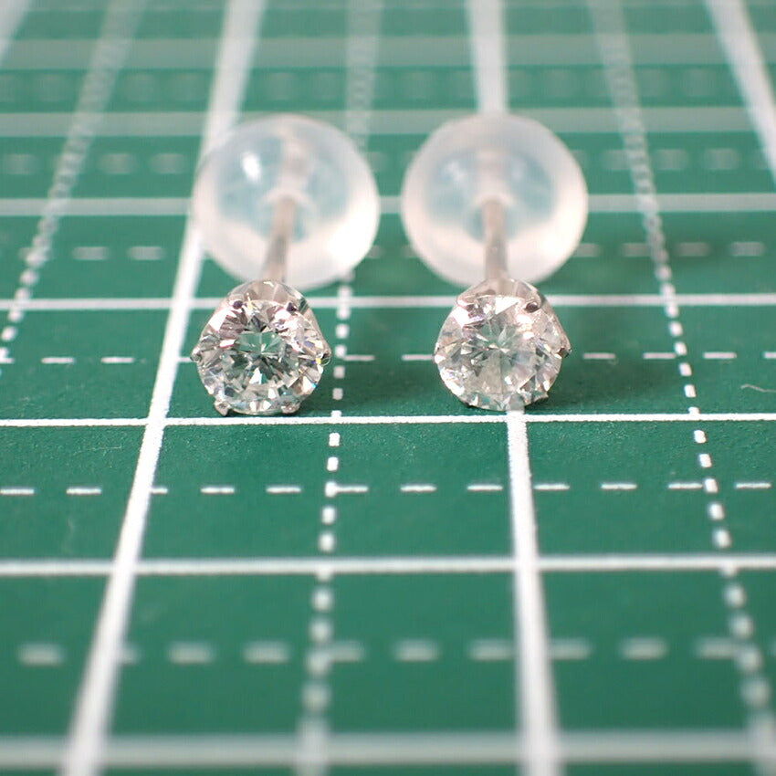 【新品】Pt900 ダイヤモンド スタッド 0.17ct、0.17ct ピアス/g518-94