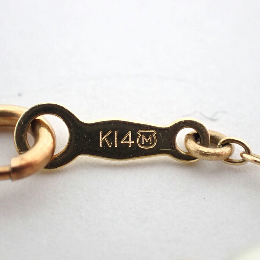 【中古】MIKIMOTO/ミキモト K14 ベビーパール ステーション ブレスレット/g524-23