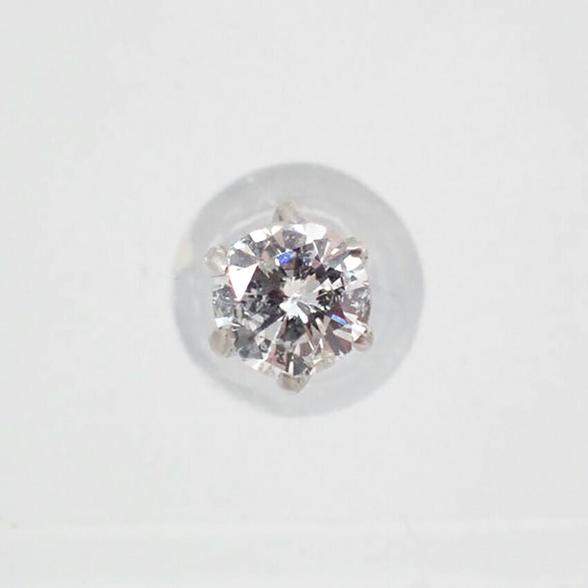 【中古】Pt900 ダイヤモンド スタッドピアス/g524-29
