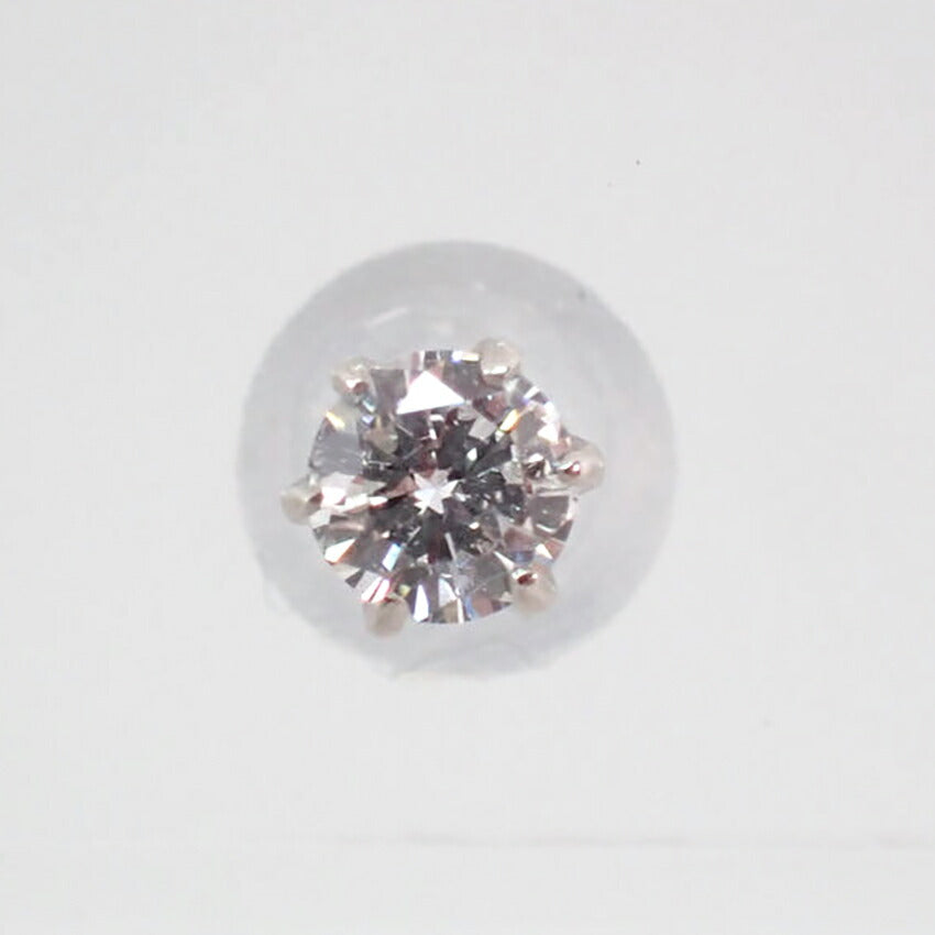 【中古】Pt900 ダイヤモンド スタッドピアス/g524-29