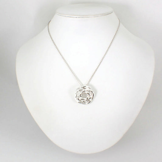 【中古】TIFFANY/ティファニー 925 バラ ペンダント/ネックレス/g530-61