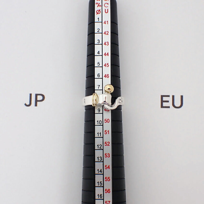 【中古】TIFFANY/ティファニー 925/750 フック＆アイ  リング/7.5号/g533-76