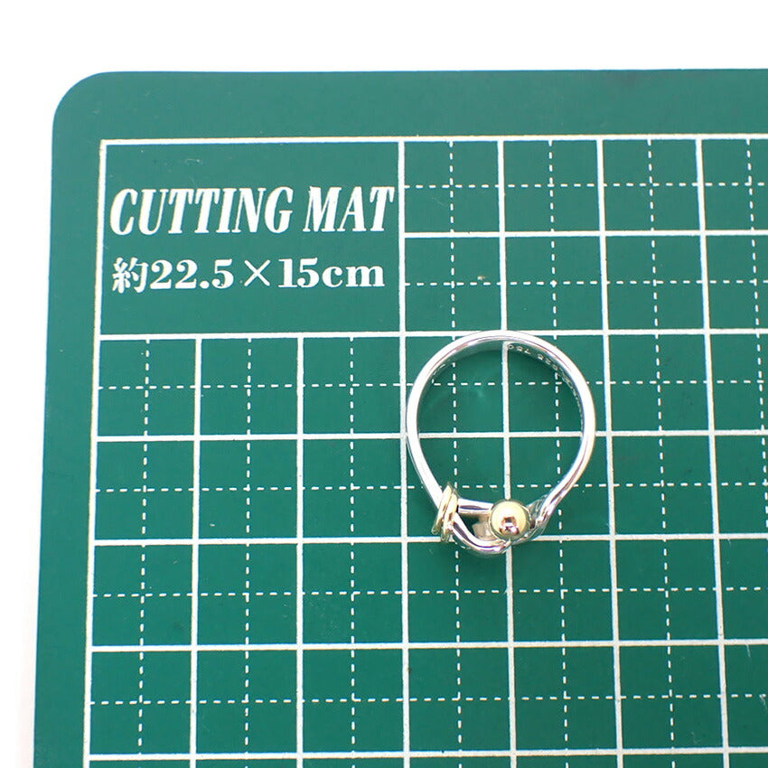 【中古】TIFFANY/ティファニー 925/750 フック＆アイ  リング/7.5号/g533-76
