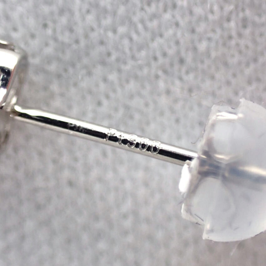 【新品】PT900 ダイヤモンド ハート ピアス 0.1ct、0.1ct[i2-3］