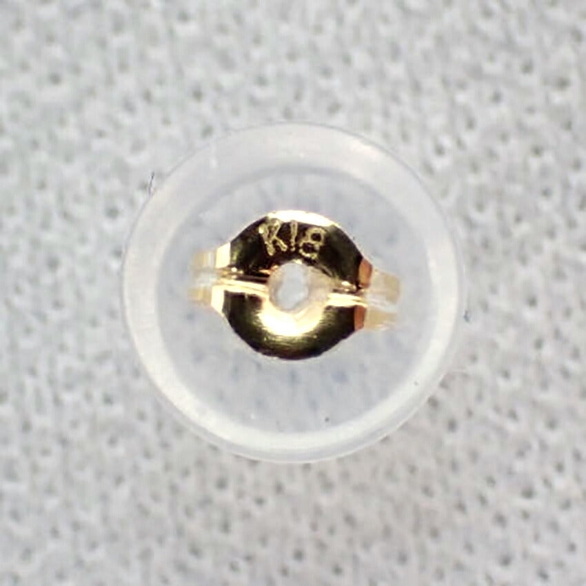 【新品】K18 ロードライトガーネット ダイヤモンド マーキス ピアス[i6-4］