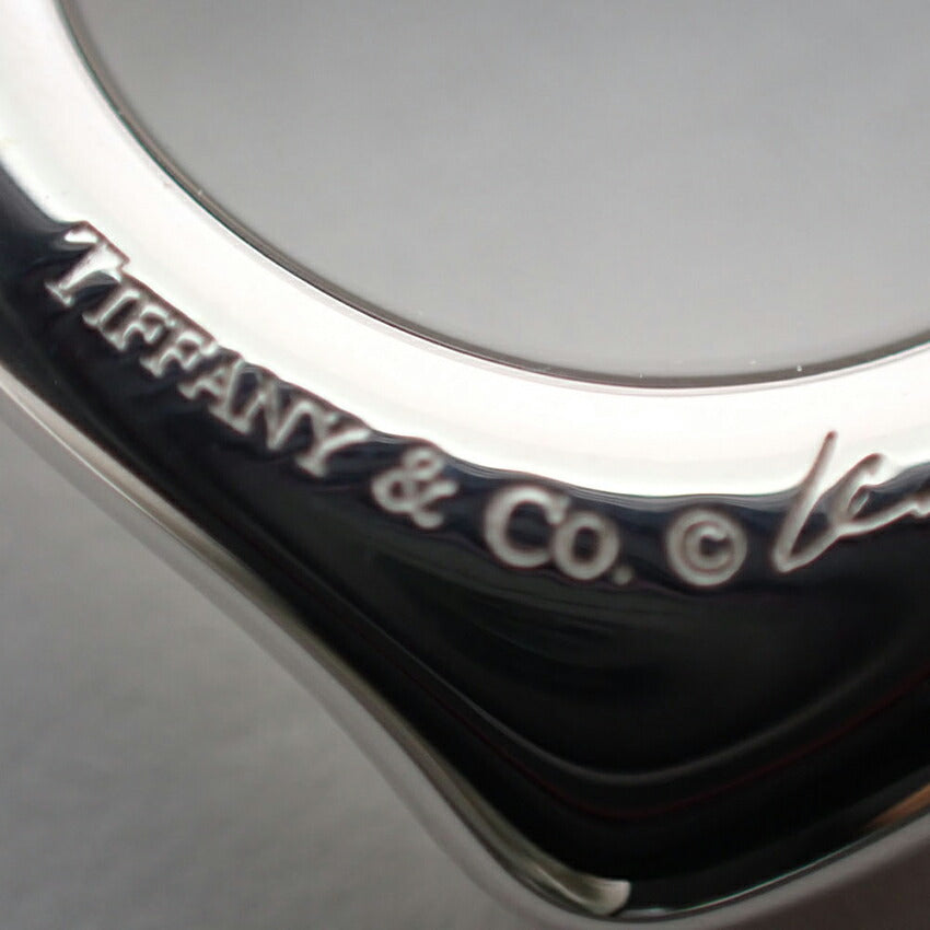 【中古】TIFFANY/ティファニー 925 オープンハート ペンダント/ネックレス/j10-8