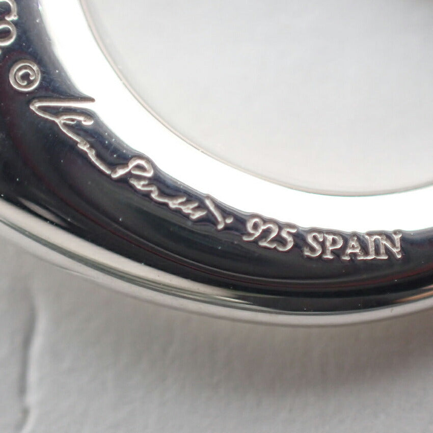 【中古】TIFFANY/ティファニー 925 オープンハート ペンダント/ネックレス/j10-8