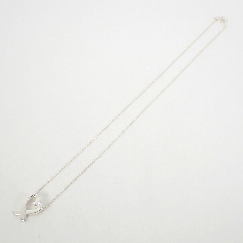 【中古】TIFFANY/ティファニー 925 ラビングハート ペンダント/ネックレス/j10-9