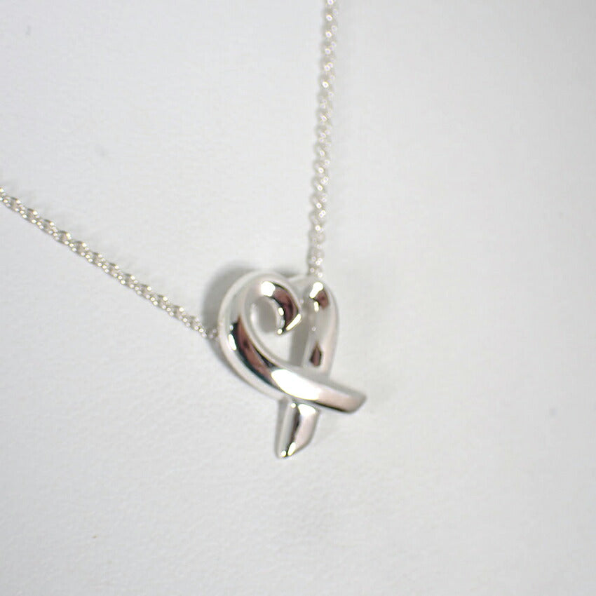 【中古】TIFFANY/ティファニー 925 ラビングハート ペンダント/ネックレス/j100-4