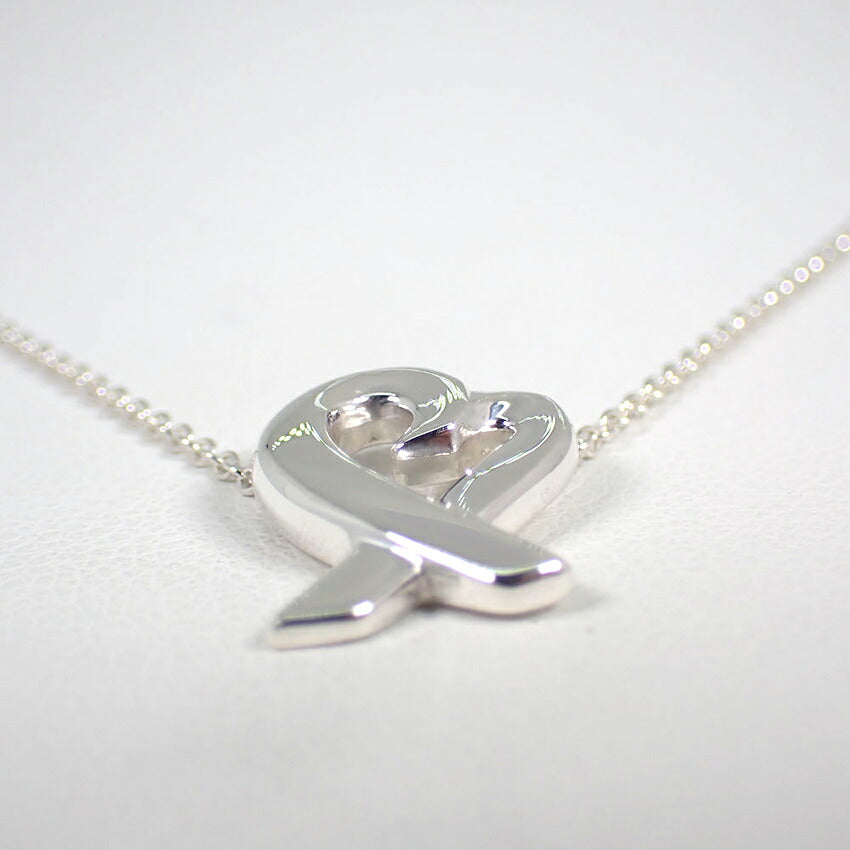 【中古】TIFFANY/ティファニー 925 ラビングハート ペンダント/ネックレス/j100-4