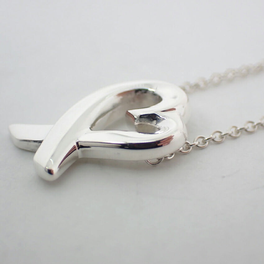 【中古】TIFFANY/ティファニー 925 ラビングハート ペンダント/ネックレス/j100-4