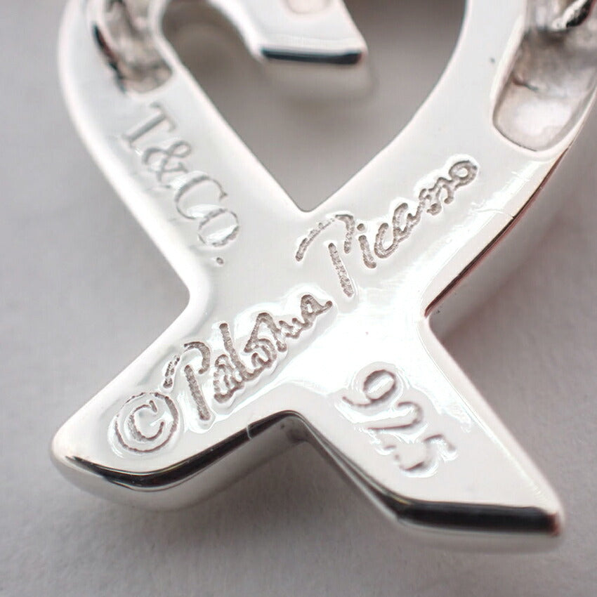 【中古】TIFFANY/ティファニー 925 ラビングハート ペンダント/ネックレス/j100-4