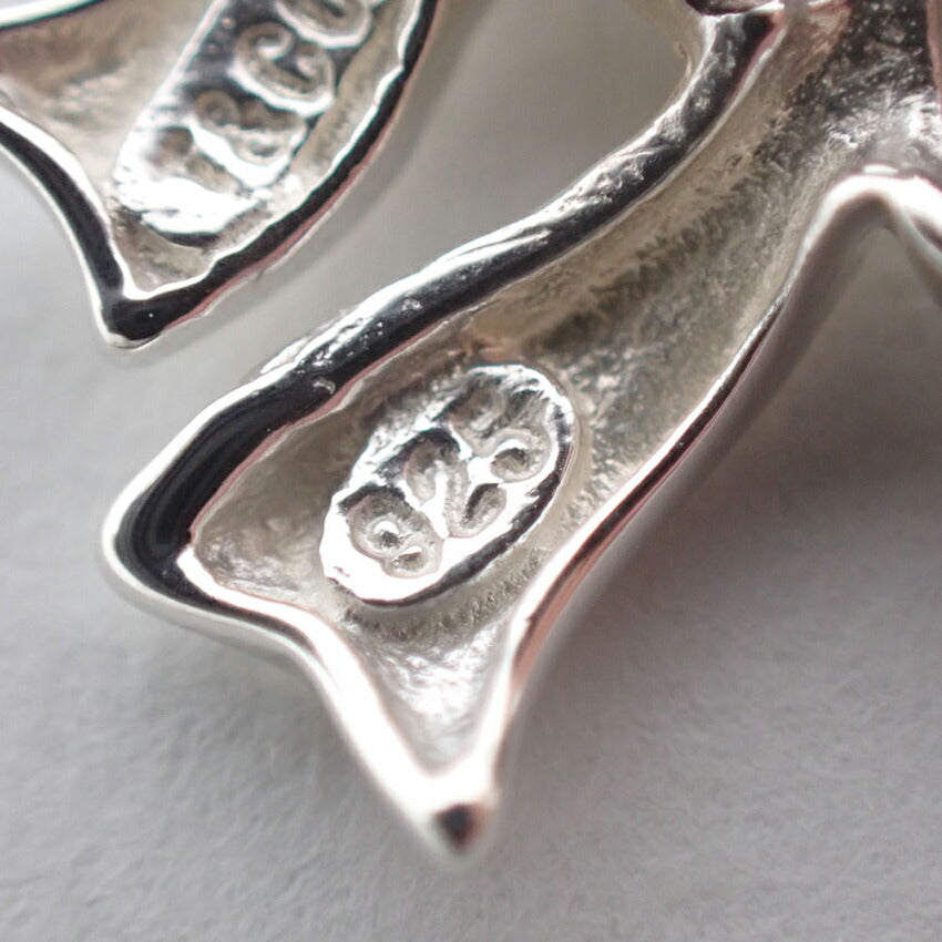 【中古】TIFFANY/ティファニー 925 リボン ペンダント/ネックレス/j101-5