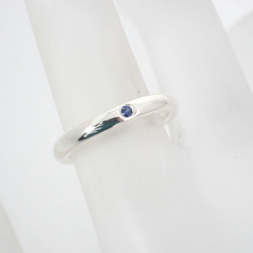 【中古】TIFFANY/ティファニー 925 サファイア スタッキングバンド リング /9号/j101-7