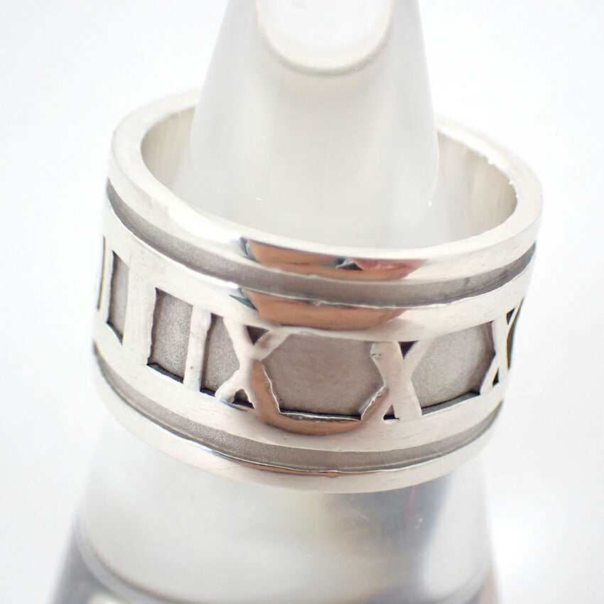 【中古】TIFFANY/ティファニー 925 アトラス ワイド リング/12号/j102-31
