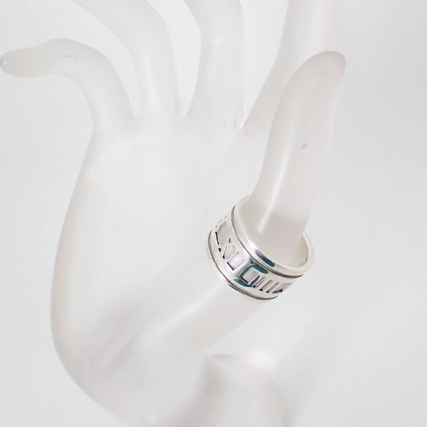 【中古】TIFFANY/ティファニー 925 アトラス ワイド リング/12号/j102-31