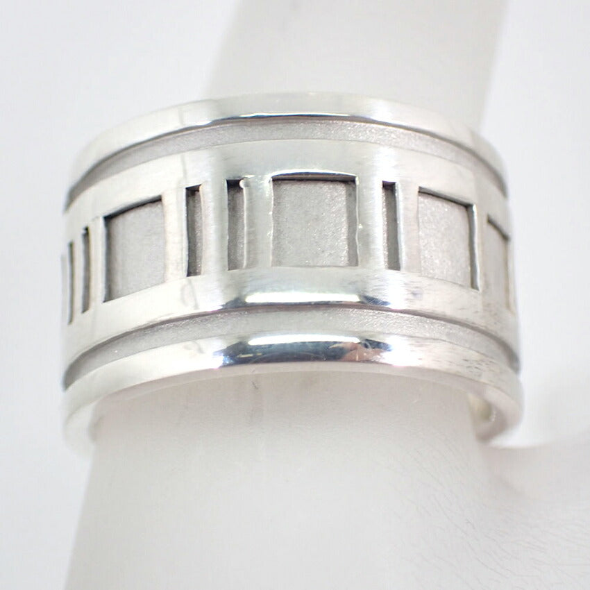 【中古】TIFFANY/ティファニー 925 アトラス ワイド リング/12号/j102-31