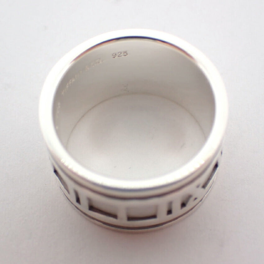 【中古】TIFFANY/ティファニー 925 アトラス ワイド リング/12号/j102-31