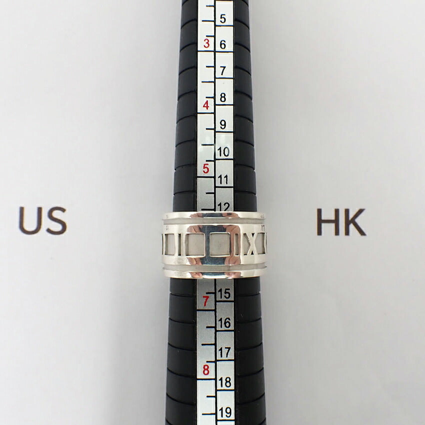 【中古】TIFFANY/ティファニー 925 アトラス ワイド リング/12号/j102-31