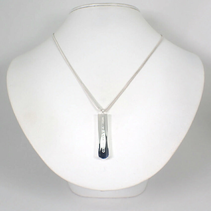 【中古】TIFFANY/ティファニー 925 1837 バー ペンダント/ネックレス/j103-57
