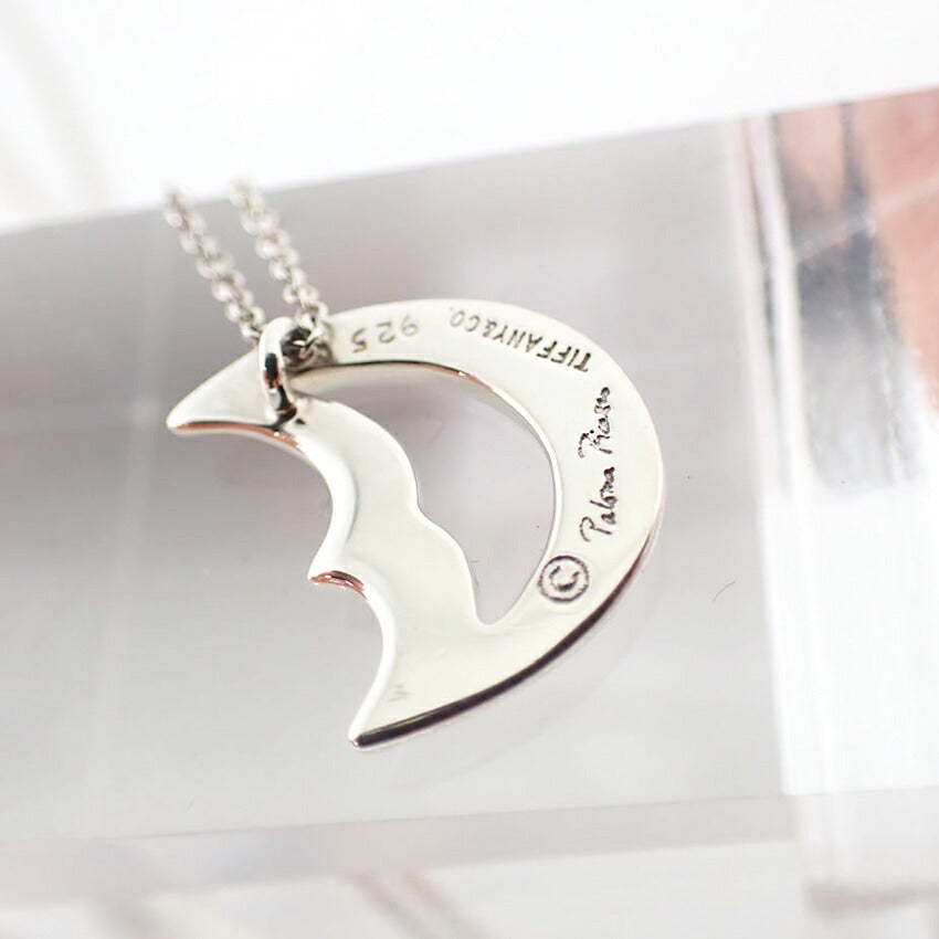 【中古】TIFFANY/ティファニー/925/クレセントムーン/ペンダント/ネックレス/j105-8