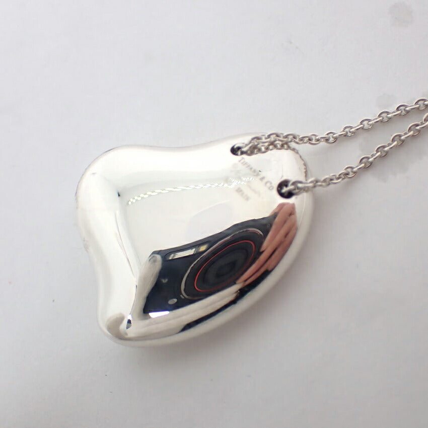 【中古】TIFFANY/ティファニー 925 フルハート ペンダント/ネックレス/j107-2