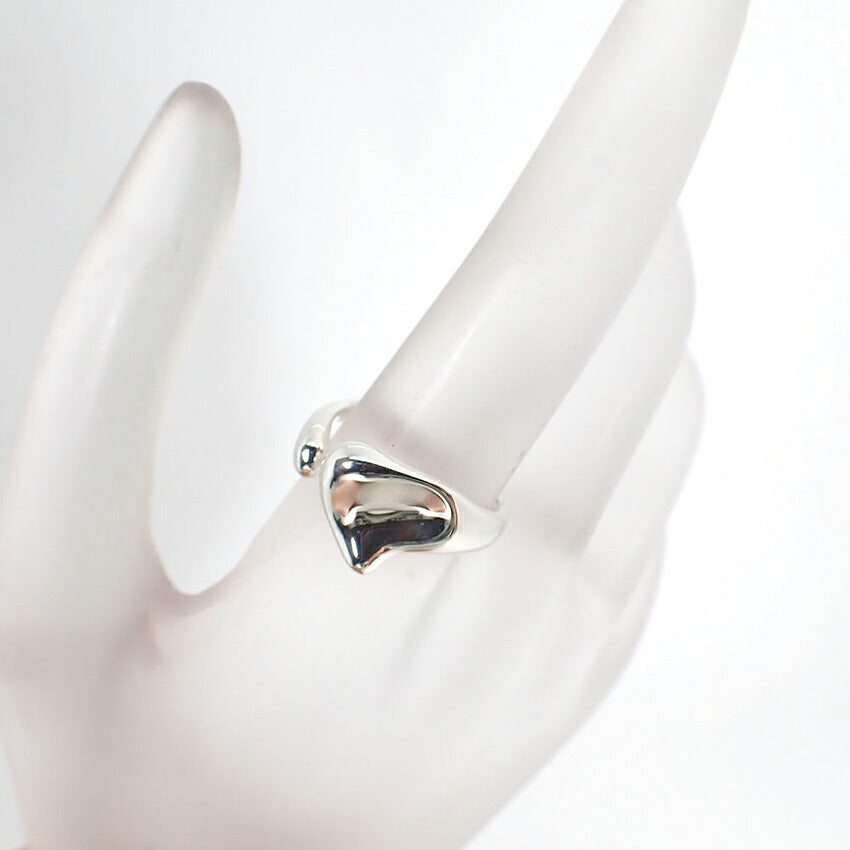 【中古】TIFFANY/ティファニー/Ag925/フルハート/リング /10号/j108-22