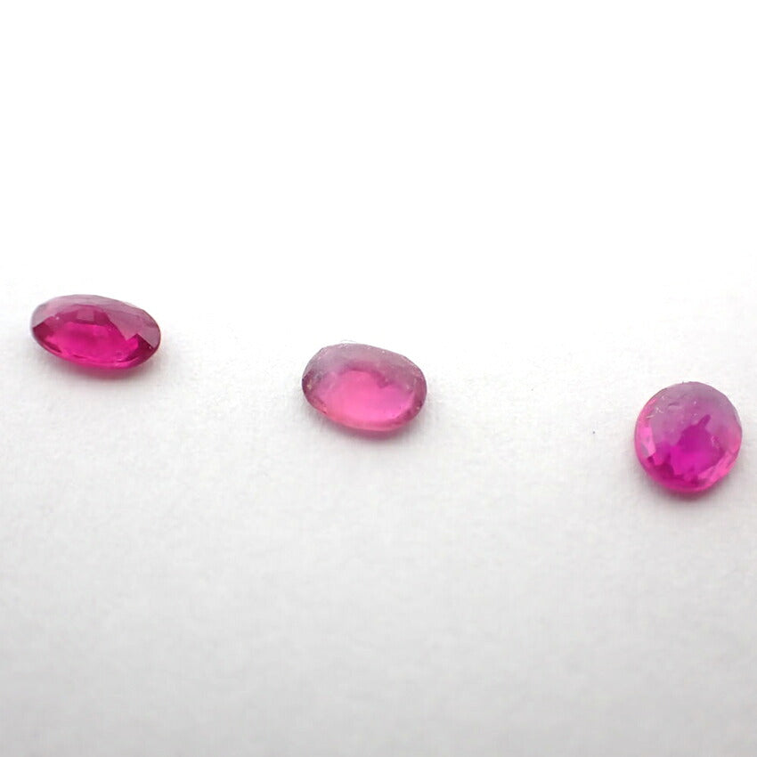 天然ルビー/ルース/5PC/1.32ct/鑑定済//j108-23
