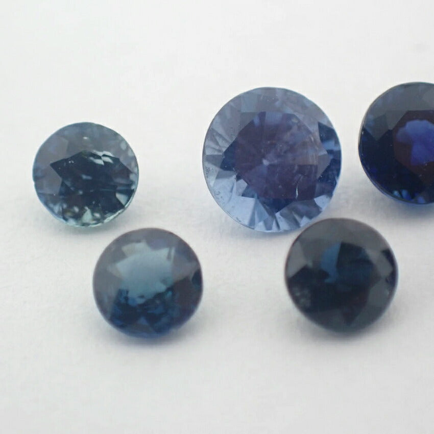 天然サファイヤ/ルース/10PC/2.60ct/鑑定済//j108-28