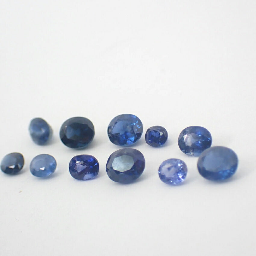 天然サファイヤ/ルース/11PC/3.97ct/鑑定済//j108-29