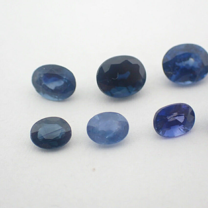 天然サファイヤ/ルース/11PC/3.97ct/鑑定済//j108-29