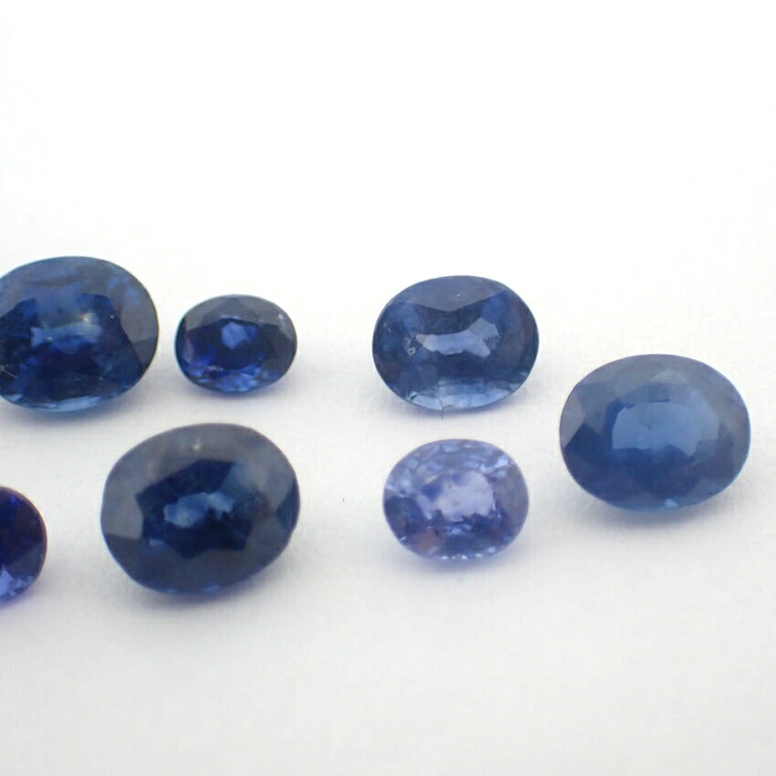 天然サファイヤ/ルース/11PC/3.97ct/鑑定済//j108-29