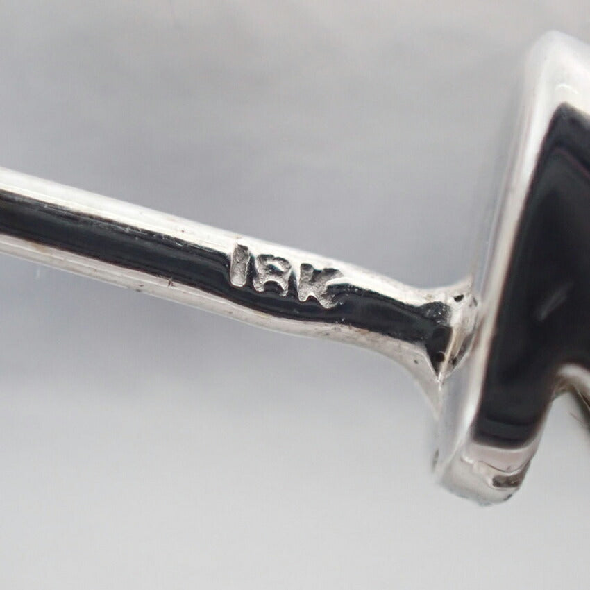 【中古】K18 ダイヤモンド ピアス/j109-1