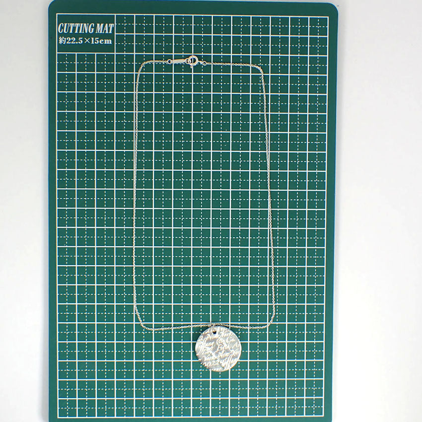 【中古】TIFFANY/ティファニー 925 ノーツ ラウンド ペンダント/ネックレス/j109-9