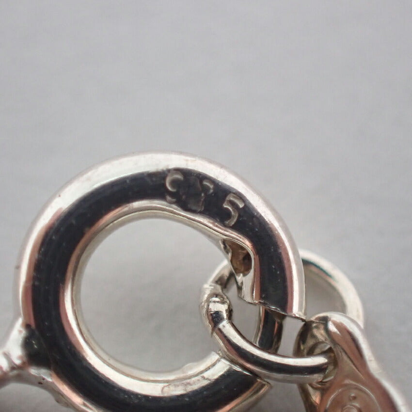 【中古】TIFFANY/ティファニー 925 ノーツ ラウンド ペンダント/ネックレス/j109-9