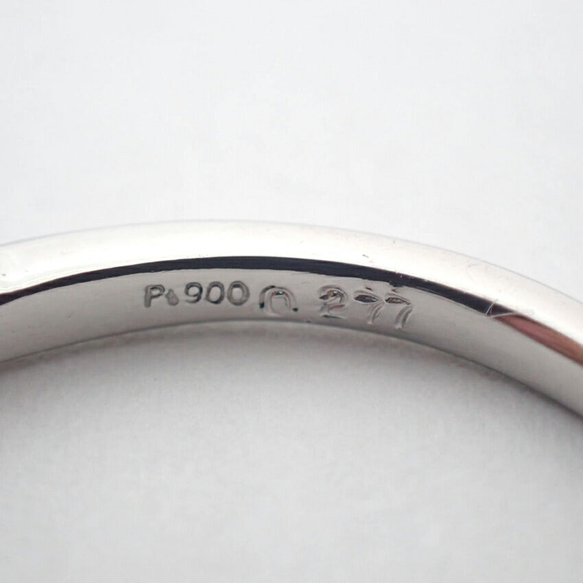Pt900 ダイヤモンド リング 0.227ｃｔ/12号/j110-52
