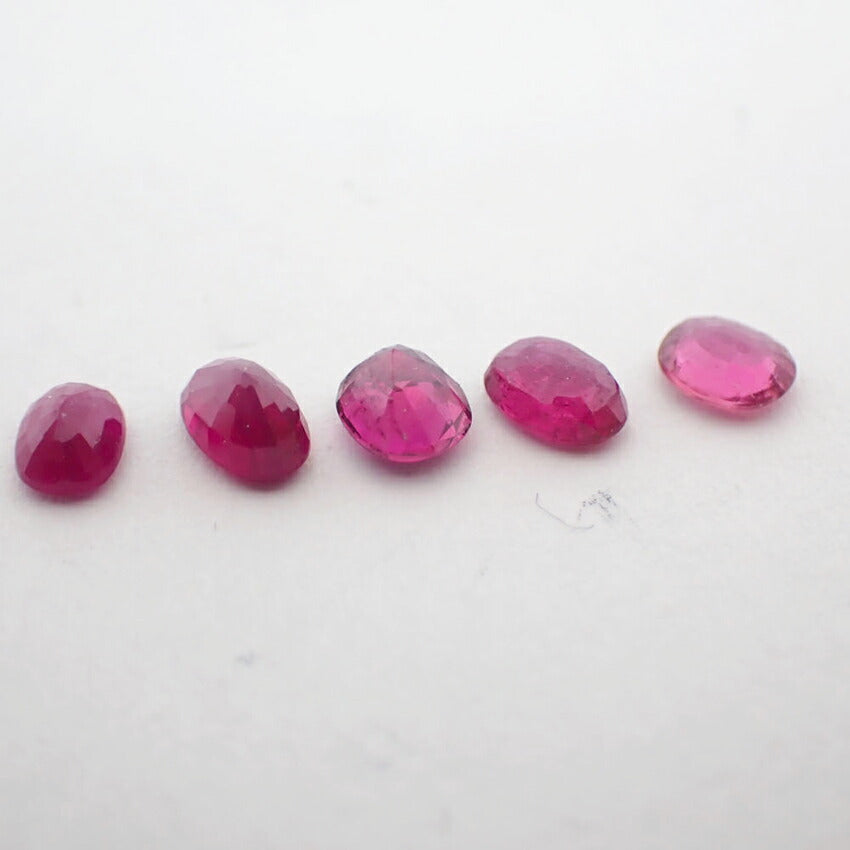 ルビー ルース ５ＰＣ合計約1.64ｃｔ/j110-58