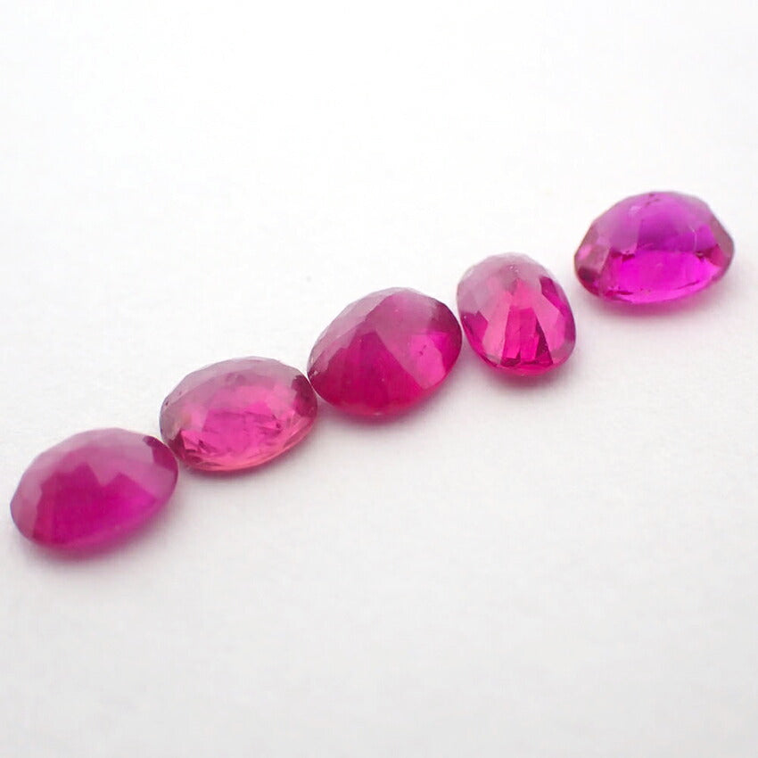 ルビー ルース ５ＰＣ合計約1.8ｃｔ/j110-59
