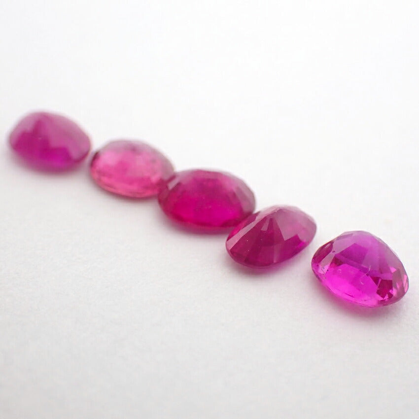 ルビー ルース ５ＰＣ合計約1.8ｃｔ/j110-59