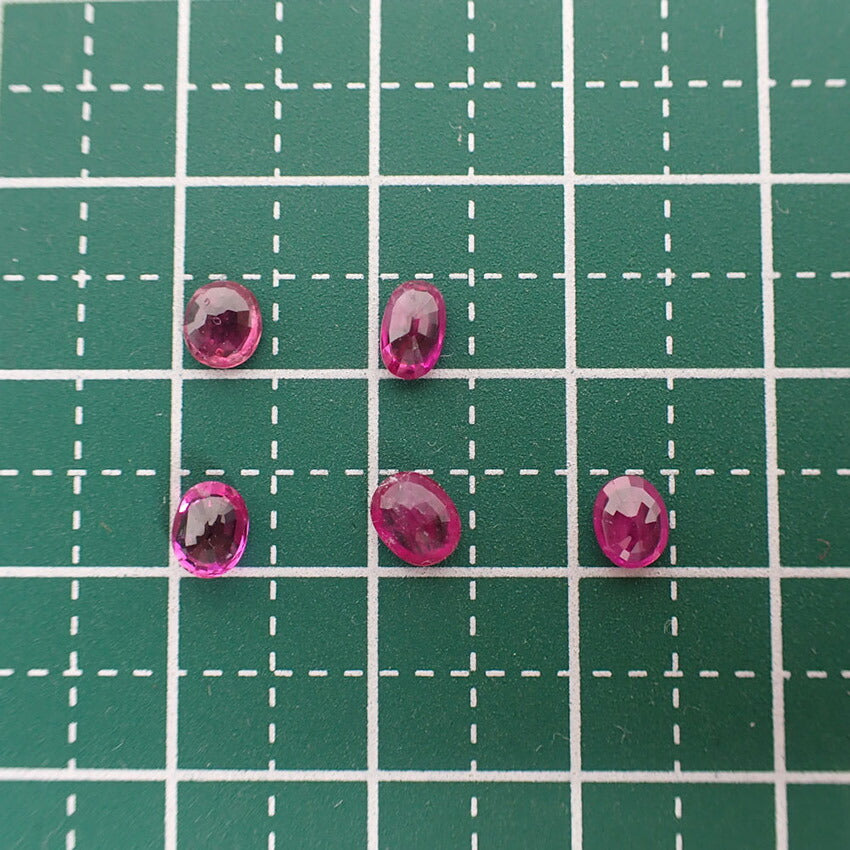 ルビー ルース ５ＰＣ合計約1.8ｃｔ/j110-59