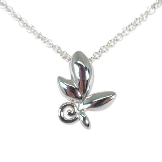【中古】TIFFANY/ティファニー 925 オリーブリーフ ペンダント/ネックレス/j111-83