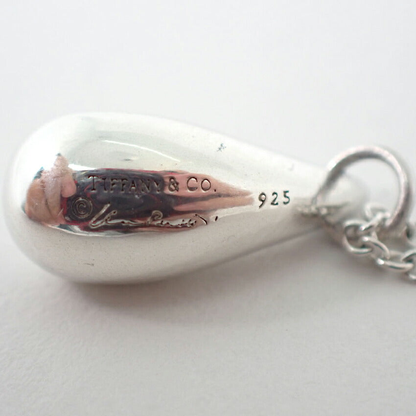 【中古】TIFFANY/ティファニー 925 ティアドロップ ペンダント/ネックレス/j111-87